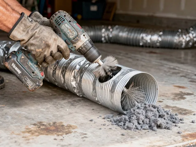 Professional duct cleaning by Los Angeles Dryer Vent Cleaning in Los Angeles