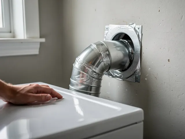 Los Angeles Dryer Vent Cleaning expert performing professional dryer vent repair and installation in Los Angeles