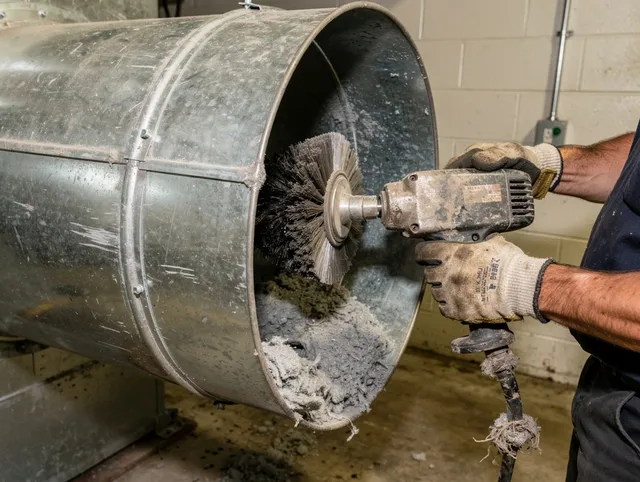 Industrial-grade dryer vent cleaning by Los Angeles Dryer Vent Cleaning in Los Angeles