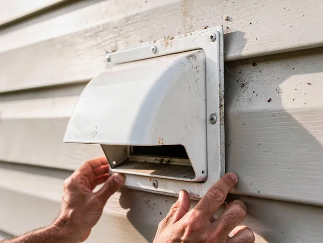Los Angeles Dryer Vent Cleaning technician delivering thorough residential dryer vent cleaning service in Los Angeles
