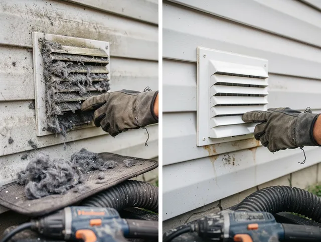Residential dryer vent cleaning by Los Angeles Dryer Vent Cleaning in Los Angeles
